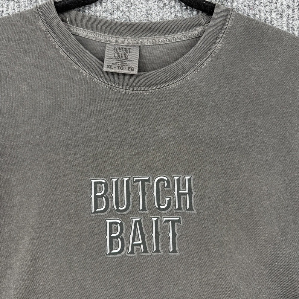 Butch Bait lesbian tattoo art to wear cropped boxy tee XL pepper femme queer - Picture 7 of 11